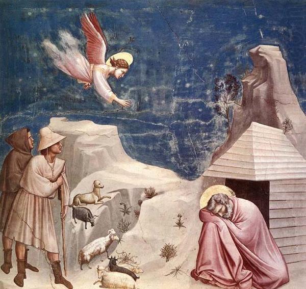 GIOTTO di Bondone Joachim-s Dream china oil painting image